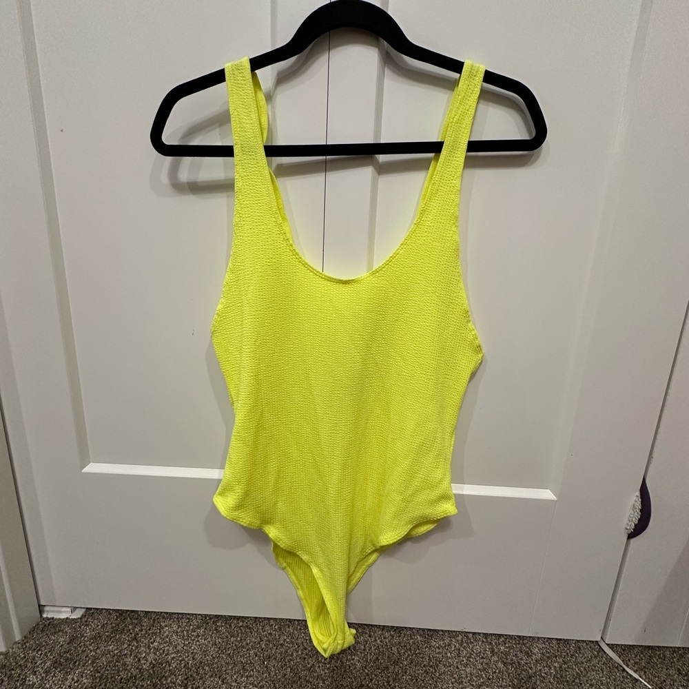 Wild Fable - Neon Yellow Bodysuit